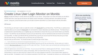 
                            3. Create Linux User Login Monitor on Monitis