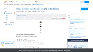 
                            2. create login and logout session in php and database - Stack Overflow