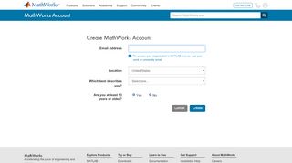 
                            3. Create MathWorks Account