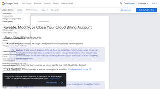 
                            1. Create, Modify, or Close Your Billing Account - Google Cloud