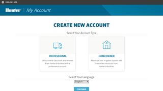 
                            13. Create New Account | Hunter ID