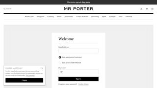 
                            5. Create new account | MR PORTER