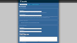 
                            3. Create new account - My account | EuroFPL