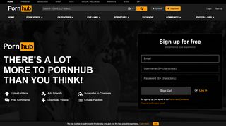 
                            3. Create New Account- Pornhub