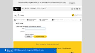 
                            8. Create New Customer Account | Dyson Online Store