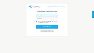 
                            4. Create New FluentU Account