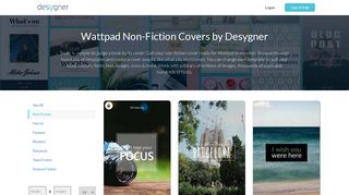 
                            12. Create Non-Fiction Covers for Wattpad | Free Wattpad Cover Maker by ...