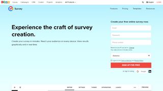 
                            2. Create online surveys and questionnaires for free : Zoho Survey