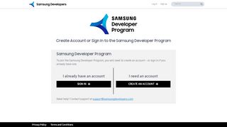 
                            4. Create or Sign In with your Samsung Account - Samsung Developer ...