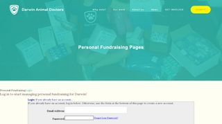 
                            1. Create Personal Fundraising Page - Darwin Animal Doctors | Login ...