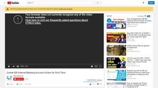 
                            4. Create SBI Internet Banking Account Online for First Time - YouTube