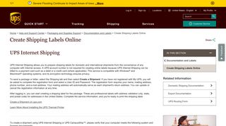 
                            10. Create Shipping Labels Online: UPS - United States - UPS.com