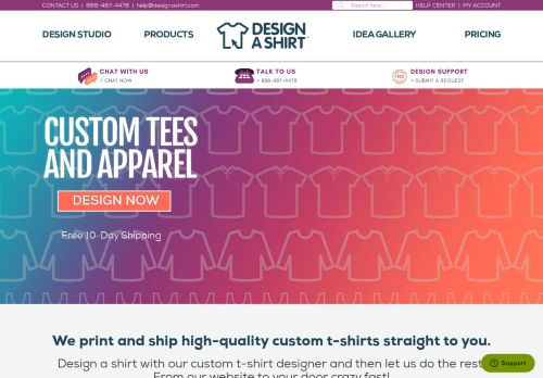 
                            7. Create the Best Custom T Shirts Online: FREE Shipping | DesignAShirt