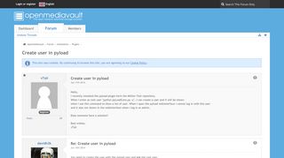 
                            7. Create user in pyload - Plugins - openmediavault