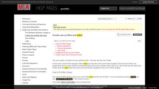 
                            3. Create user profiles and users - grandMA2 User Manual - Help pages ...