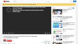
                            2. Create Whatsapp Accounts with Gmail 2017 New Trick | WhatsApp ...