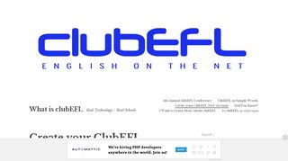 
                            5. Create your ClubEFL Free Account – What is clubEFL