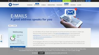 
                            6. Create your Custom E-mail Address | FORPSI.COM
