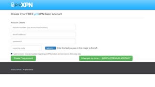 
                            3. Create Your FREE proXPN Basic Account - Free & ...
