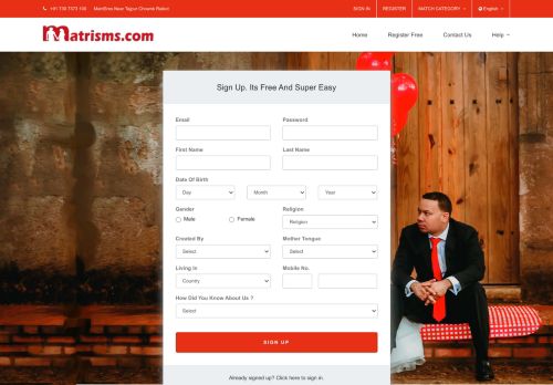 
                            4. Create Your Matrimony Profile - Matrisms.com