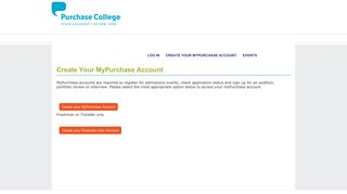 
                            1. Create Your MyPurchase Account - Purchase College