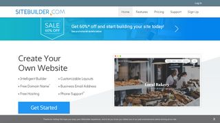 
                            2. Create Your Own Website with SiteBuilder.com - #1 Website Builder ...