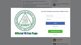 
                            5. Create your PAMET Web Account now for... - Philippine Association of ...