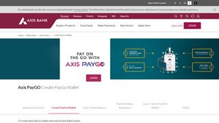
                            13. Create Your PayGo Wallet In 3 Easy Steps - Axis Bank