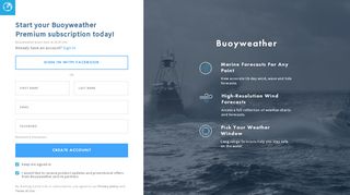 
                            12. Create Your Premium Account - Buoyweather