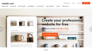 
                            3. Create Your Website for Free — Website.com