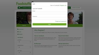 
                            2. Create/Edit job alert - Register/Login - Foodstuffs