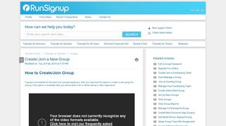 
                            13. Create/Join a New Group : RunSignUp Helpdesk