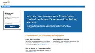
                            5. CreateSpace: Self Publishing and Free Distribution for Books, CD ...