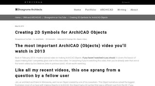 
                            10. Creating 2D Symbols for ArchiCAD Objects - Shoegnome Architects