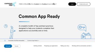 
                            3. Creating a Common App Account | The Common Application