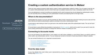 
                            9. Creating a custom authentication service in Meteor