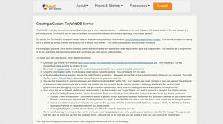 
                            7. Creating a Custom TinyWebDB Service - MIT App Inventor 2