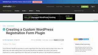 
                            8. Creating a Custom WordPress Registration Form Plugin - Code