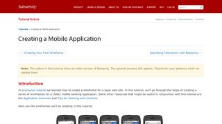 
                            8. Creating a Mobile Application - Tutorial Article | Balsamiq