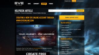 
                            8. Creating a New EVE Online Account Through www.eveonline.com ...