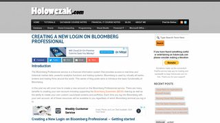 
                            9. Creating a New Login on Bloomberg Professional | Holowczak.com ...