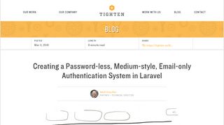 
                            12. Creating a Password-less, Medium-style, Email-only Authentication ...