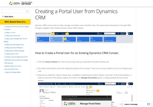 
                            9. Creating a Portal User from Dynamic CRM - MVC Based ...