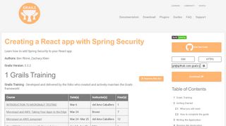 
                            7. Creating a React app with Spring Security | Grails Guides | Grails ...