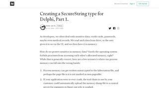 
                            11. Creating a SecureString type for Delphi, Part 1. – Stefan van As ...