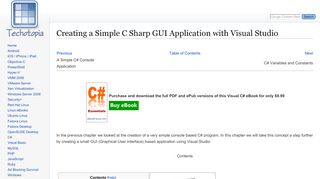 
                            5. Creating a Simple C Sharp GUI Application with Visual Studio ...