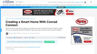 
                            10. Creating a Smart Home With Conrad Connect - DZone IoT