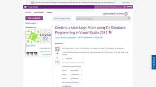 
                            12. Creating a User Login Form using C# Database ...