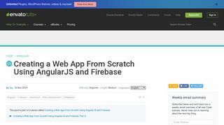 
                            7. Creating a Web App From Scratch Using AngularJS and Firebase