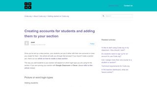 
                            13. Creating accounts for students and adding them to your ...